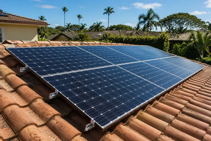 Installation de panneaux solaires à Saint-Hilaire-de-la-Côte
